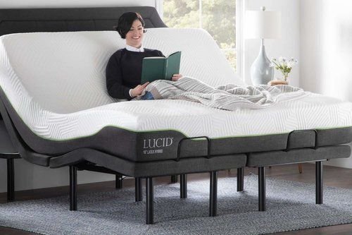 LUCID L300 Adjustable Bed 