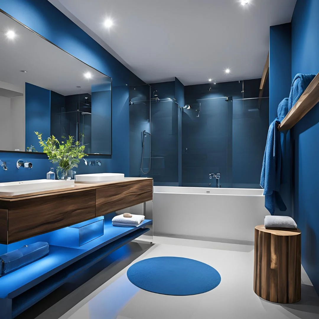 Modern Blue Bathroom Ideas