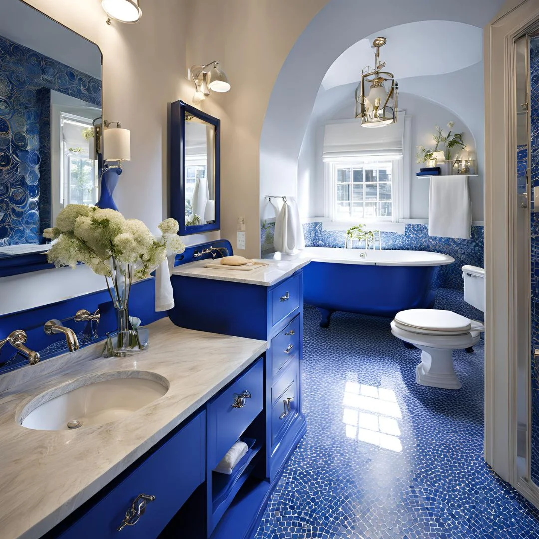 Cobalt Blue Bathroom Ideas