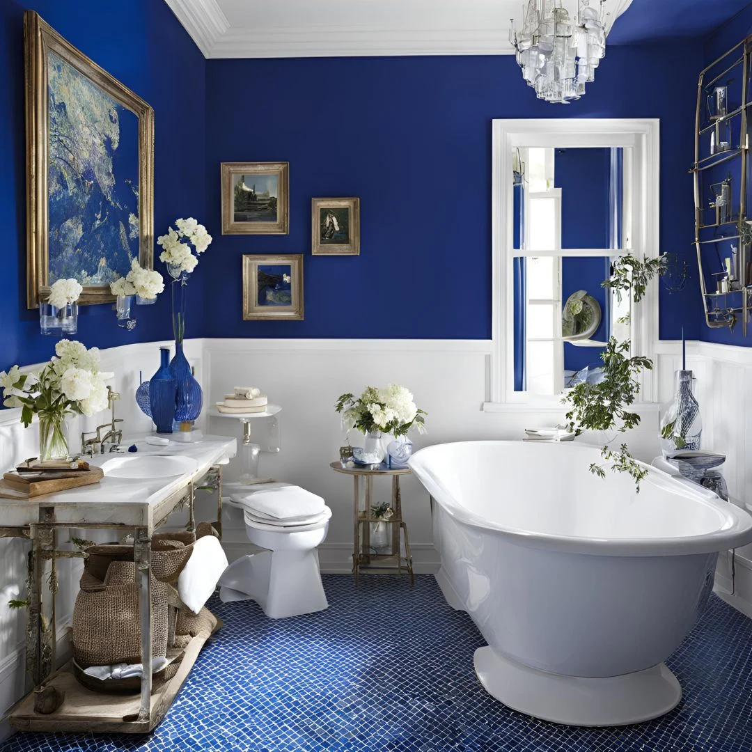 Cobalt Blue Bathroom Ideas