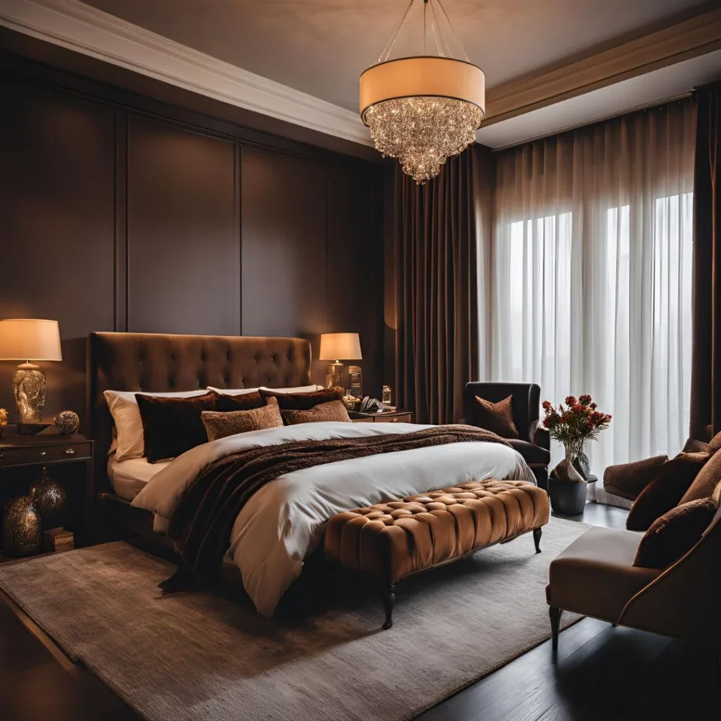 Curtain Ideas for Bedroom with Dark Furniture