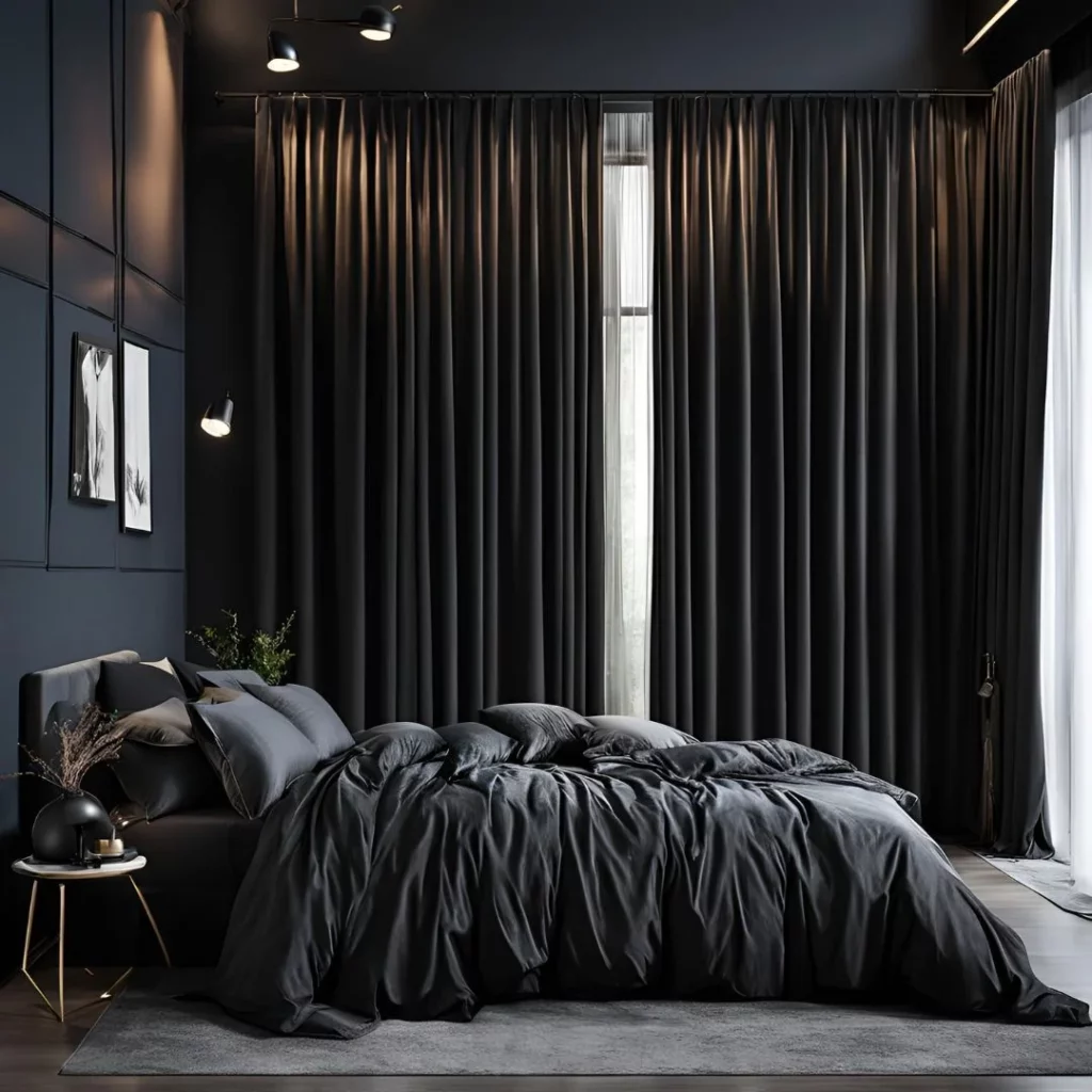 Dark Bedroom Curtain Ideas