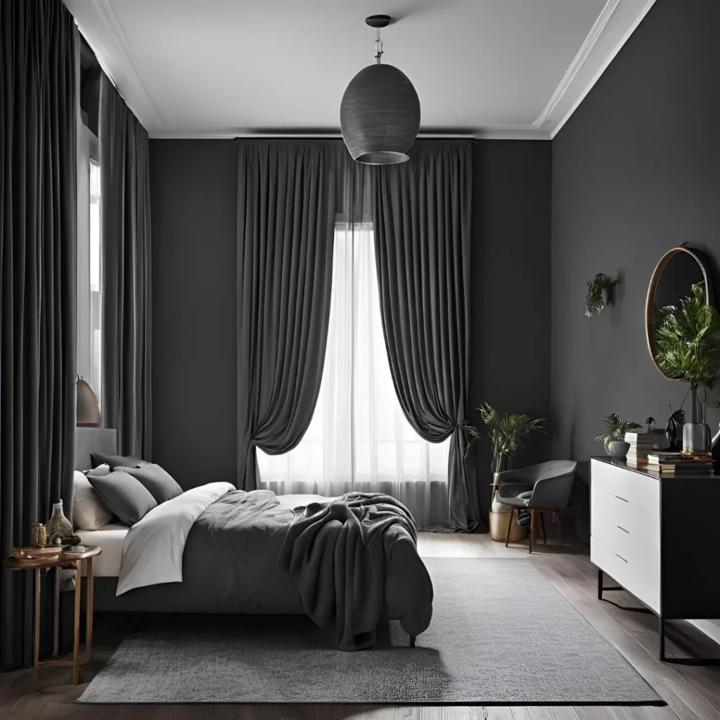 Dark Bedroom Curtain Ideas for a Modern & Chic Look