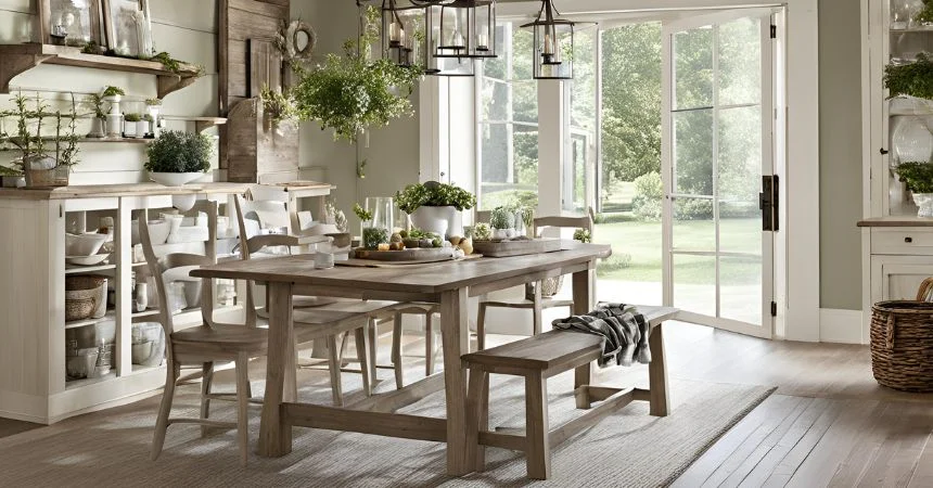 10 Charming Farmhouse Dining Room Ideas for a Cozy, Rustic Look